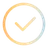✓